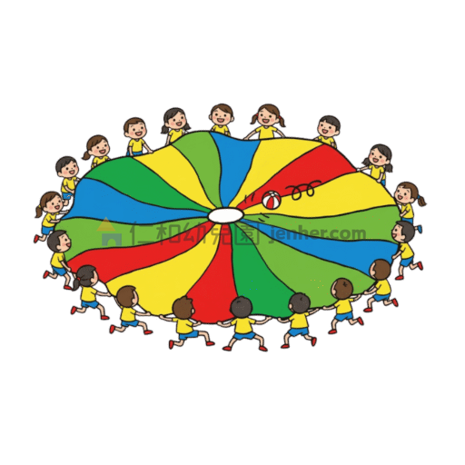 500 Movement Games Chapter 21: Parachute Games for Preschoolers
